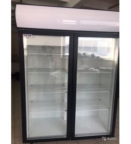 Шкаф холодильный Polair двухдверный DV110S -5+5